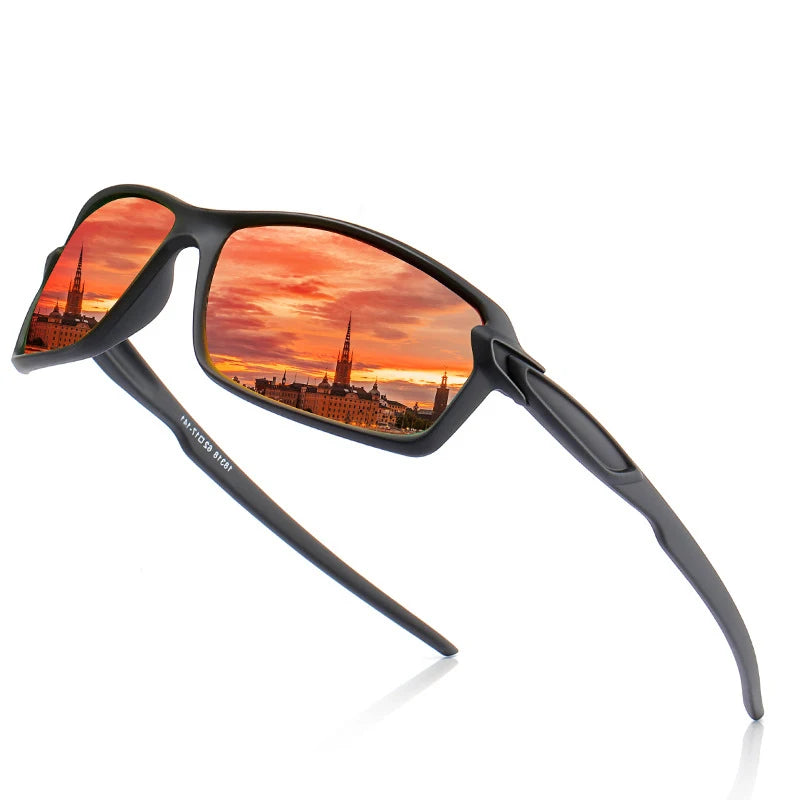 Men and Women Dazzle Colour Glasses Polarized Sunglasses Sports Sunglasses Elastic Paint Motorcycle Running Fishing Travel